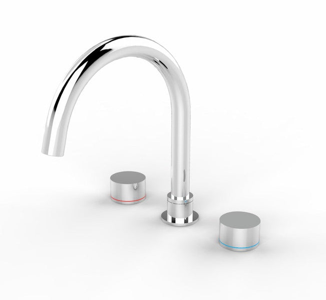 Nero Kara Hob Bath Set Chrome | The Blue Space