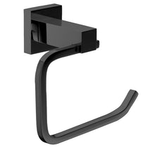 Modern National Luxe Black Toilet Paper Holder (Ring) Matte Black | The Blue Space