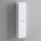 Bel Bagno Ancona 1500mm Side Cabinet Tallboy - Gloss White angle shot | The Blue Space