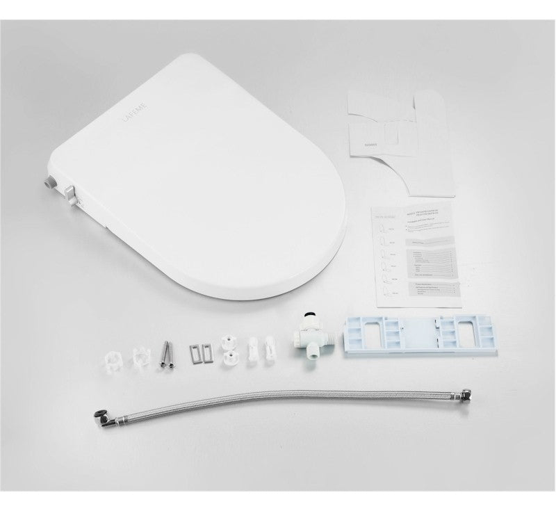 Lafeme Una Non Electric Bidet Toilet Seat Cold Wash Only with parts | The Blue Space