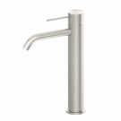 Nero Mecca Tall Basin Mixer Brushed Nickel | The Blue Space