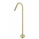 Nero Mecca Bianca Floor Standing Bath Spout Brushed Gold | The Blue Space
