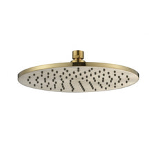 Modern National Star Round Shower Head 250mm Brushed Bronze | The Blue Space