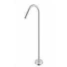 Nero Mecca Bianca Floor Standing Bath Spout Brushed Nickel | The Blue Space