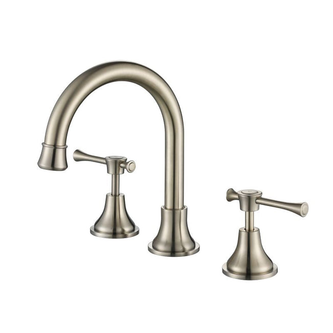 Modern National Montpellier Basin Set Brushed Nickel | The Blue Space