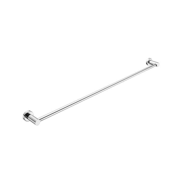 Nero Mecca Single Towel Rail 800mm Chrome | The Blue Space
