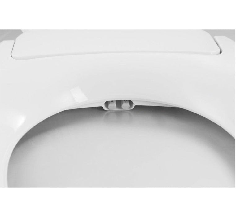 Lafeme Vera Non Electric Bidet Toilet Seat Cold Wash Only back of bowl - The Blue Space