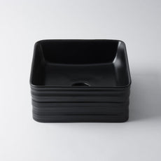 Eight Quarters Willow Square Basin - Black | The Blue Space