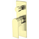Nero Bianca Shower Mixer With Divertor Brushed Gold | The Blue Space