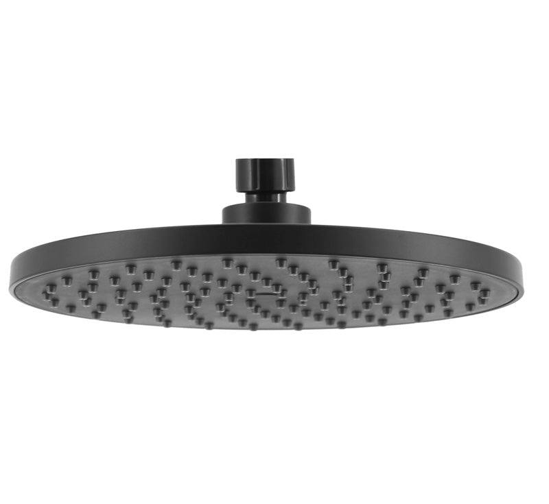 Shower Head Round Matte Black