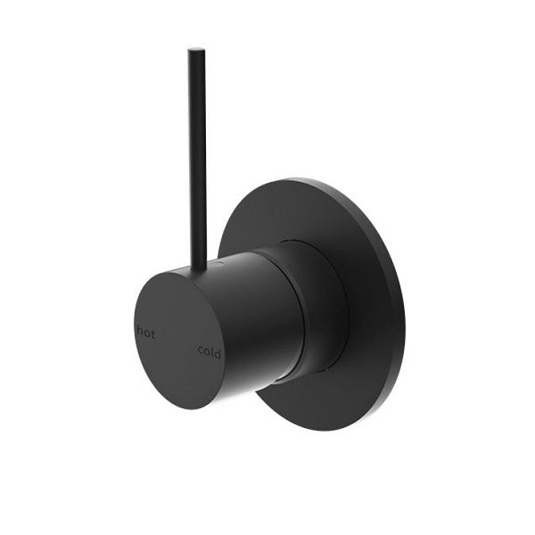 Nero Mecca Shower Mixer Handle Up Matte Black | The Blue Space