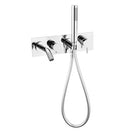 Nero Mecca Wall Mount Bath Mixer With Handshower Chrome | The Blue Space