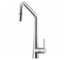 Essente Square Goose Neck Pull Out Mixer  - Stainless Steel - The Blue Space