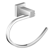 Modern National Luxe Towel Ring Chrome | The Blue Space