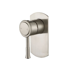 Modern National Montpellier Shower Mixer Brushed Nickel | The Blue Space