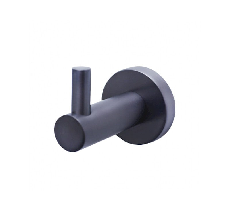 Modern National Mirage Robe Hook Single Gun Metal | The Blue Space