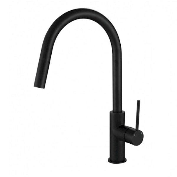 Star Mini Pull Out Kitchen Mixer Matte Black