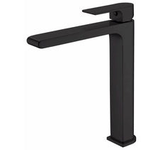 Nero Bianca Tall Basin Mixer Matte Black | The Blue Space