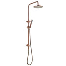 Modern National Star Twin Rail Shower System Brass Head - Champagne | The Blue Space