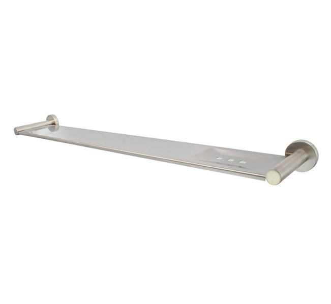 Modern National Mirage Metal Shelf Brushed Nickel | The Blue Space