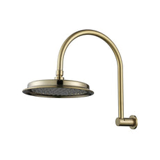 Modern National Montpellier Shower Arm and Rose - Brushed Bronze | The Blue Space