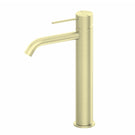 Nero Mecca Tall Basin Mixer Brushed Gold | The Blue Space