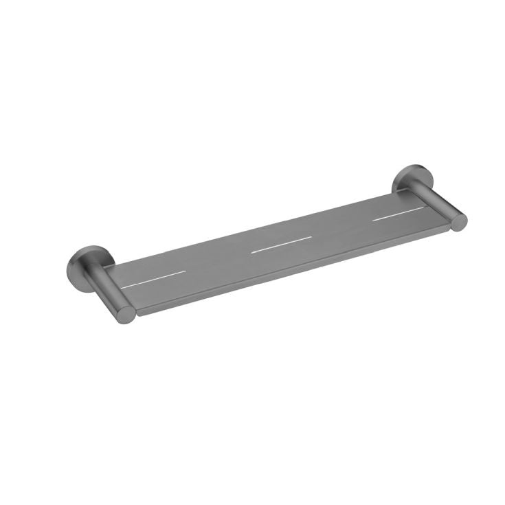 Nero Mecca Metal Shower Shelf Gun Metal | The Blue Space