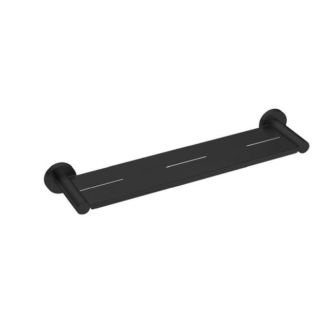 Nero Mecca Metal Shower Shelf Matte Black | The Blue Space