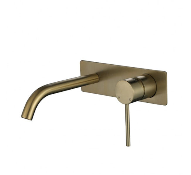 Modern National Star Mini Wall Combination PVD Brushed Bronze | The Blue Space