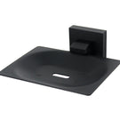 Modern National Luxe Black Soap Dish Matte Black | The Blue Space