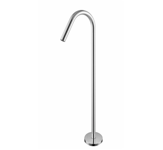 Nero Mecca Bianca Floor Standing Bath Spout Chrome | The Blue Space