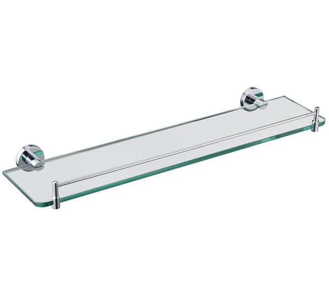 Modern National Eva Glass Shelf Chrome | The Blue Space
