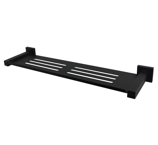 Modern National Luxe Black Metal Shelf Matte Black | The Blue Space