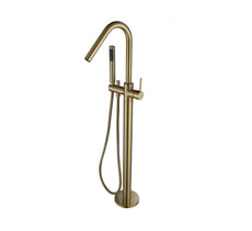 Modern National Free Standing Bath Mixer Brushed Bronze | The Blue Space