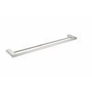 Nero Bianca Double Towel Rail 800mm Brushed Nickel | The Blue Space