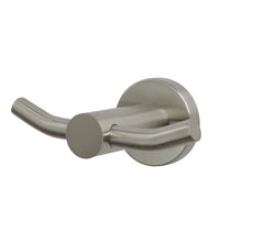 Modern National Mirage Robe Hook Double Brushed Nickel | The Blue Space
