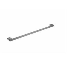Nero Bianca Single Towel Rail 800mm Gun Metal Grey | The Blue Space