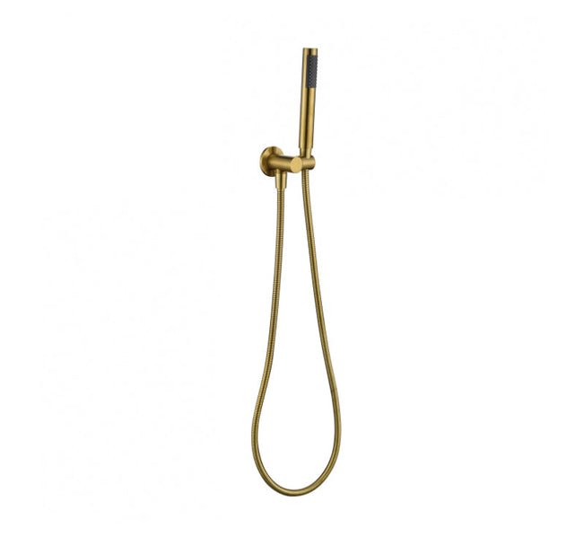 Modern National Star Round Hand Shower on Bracket - Brushed Bronze | The Blue Space