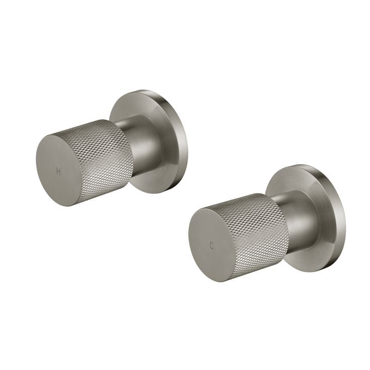 Modern National Cadence 1/4 Turn Wall Top Assembly Brushed Nickel