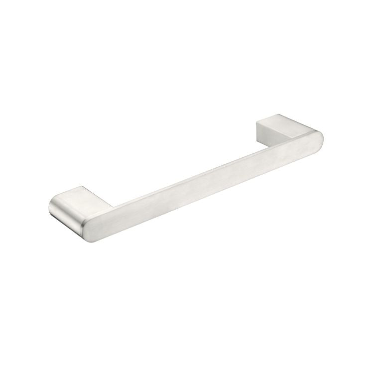 Nero Bianca Hand Towel Rail Brushed Nickel | The Blue Space