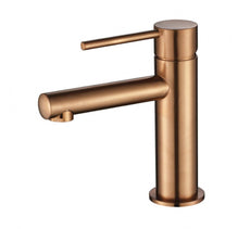 Modern National Star Mini Basin Mixer PVD Champagne | The Blue Space