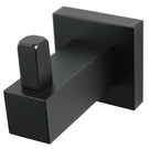 Modern National Luxe Black Robe Hook Matte Black | The Blue Space