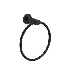 Nero Mecca Hand Towel Ring Matte Black | The Blue Space