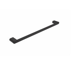 Nero Bianca Single Towel Rail 600mm Matte Black | The Blue Space