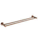 Modern National Mirage Double Towel Rail 600mm, Champagne | The Blue Space