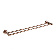 Modern National Mirage Double Towel Rail 600mm, Champagne | The Blue Space