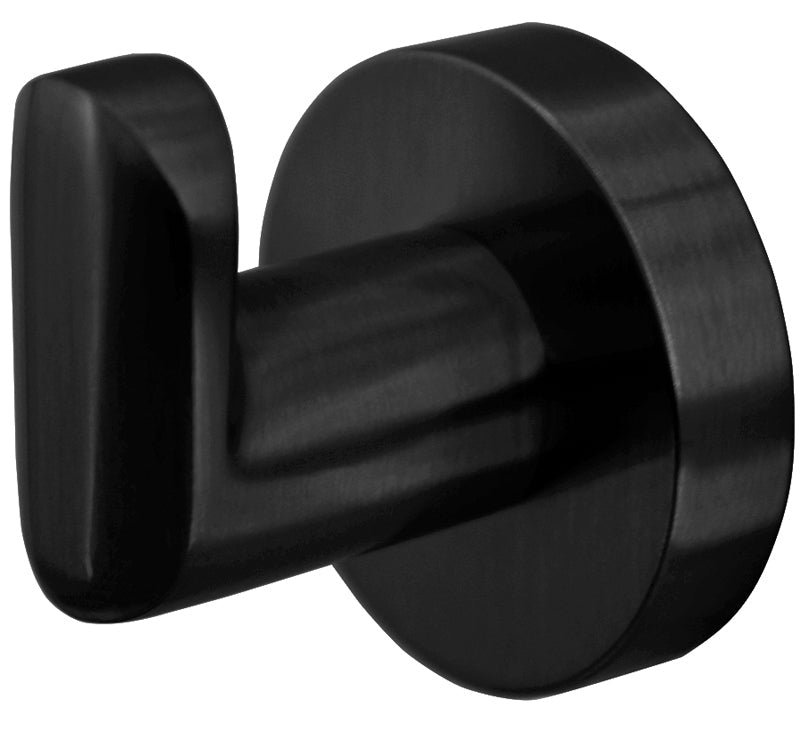 Modern National Eva Black Robe Hook Matte Black | The Blue Space