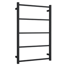 Thermorail Non Heated Square 5 Bar Ladder 650x1000 - Black - The Blue Space