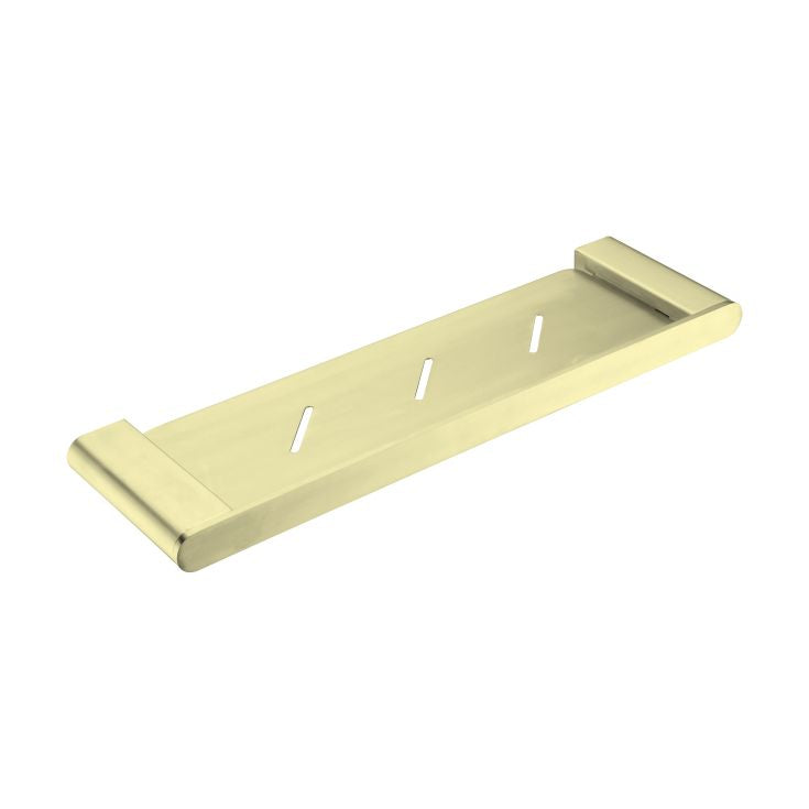 Nero Bianca Shower Shelf Brushed Gold