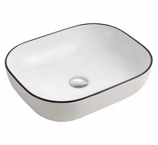 Naples Black Line Counter Top Basin - The Blue Space